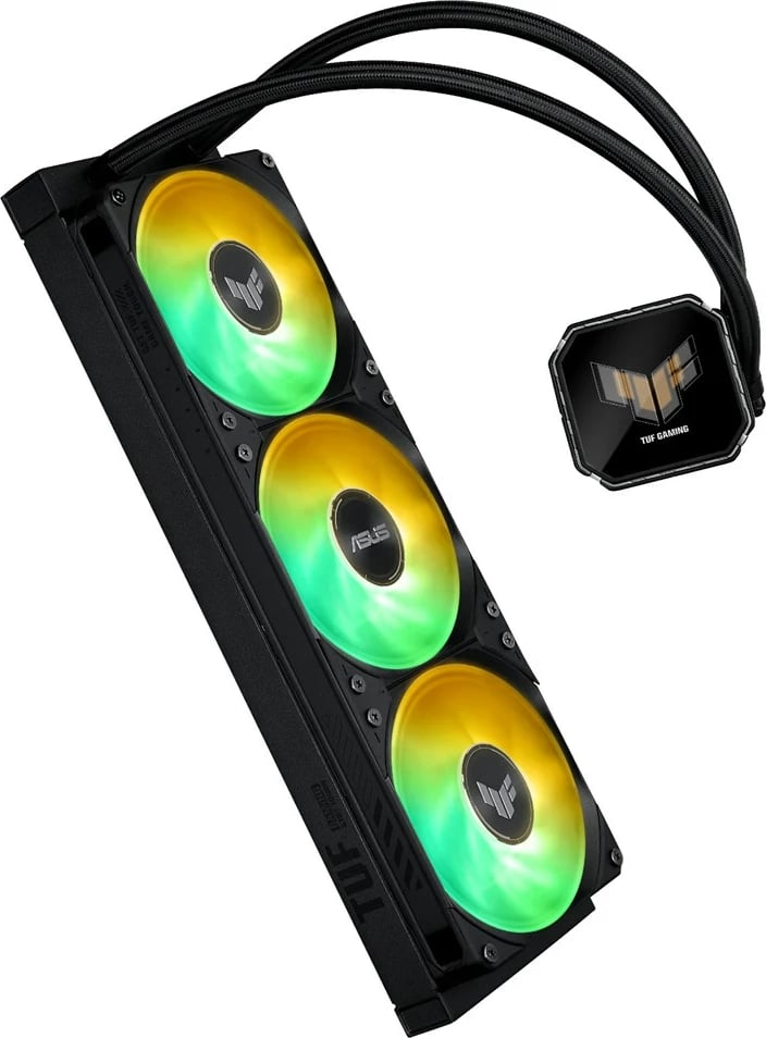 Ftohës uji all-in-one ASUS TUF Gaming LC III 360 ARGB LCD, 3x12 cm, i zi Ftohës uji all-in-one ASUS TUF Gaming LC III 360 ARGB LCD, 3x12 cm, i zi