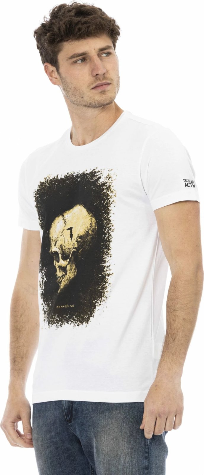 Maicë për meshkuj Trussardi, e bardhë