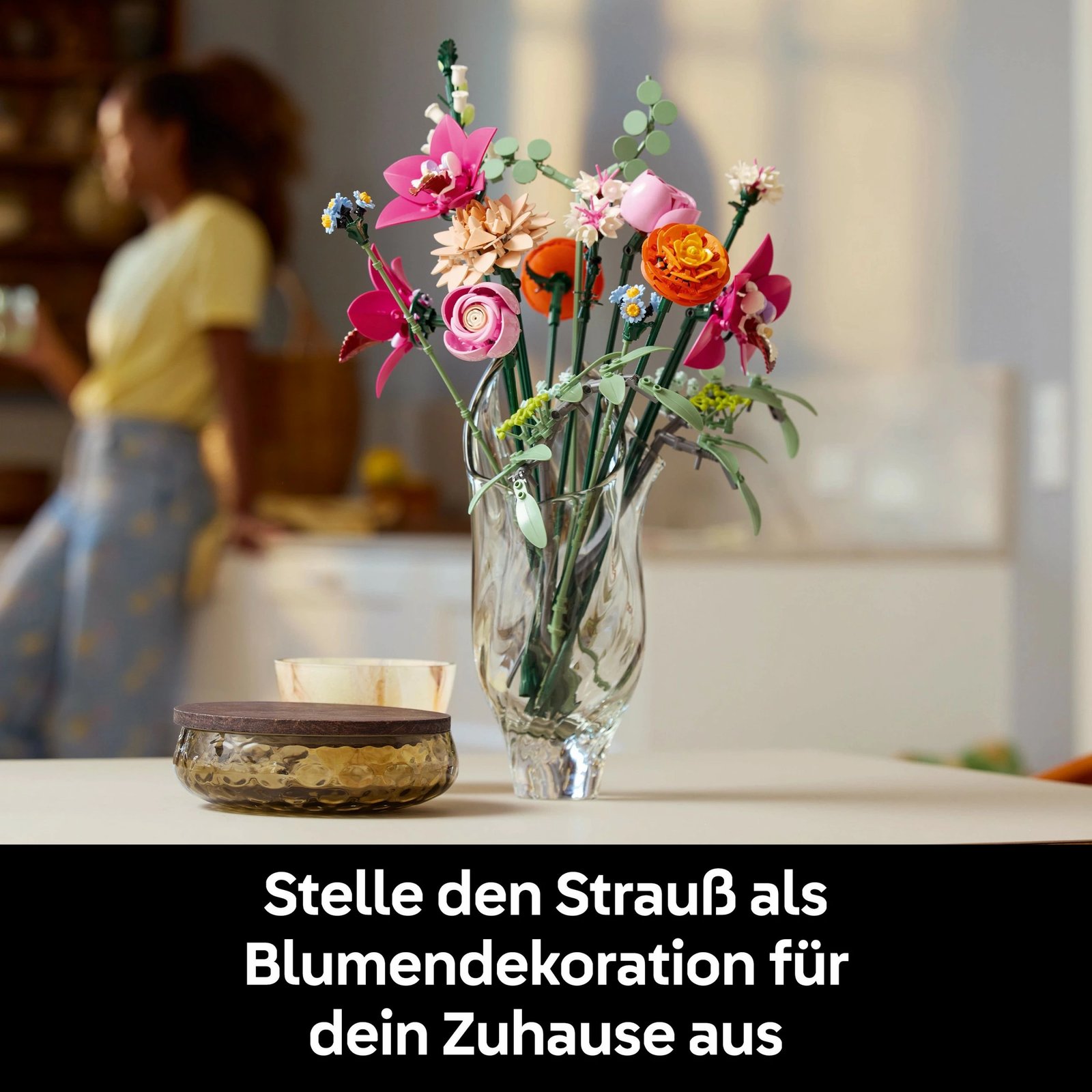 Set ndërtimi LEGO Botanicals Schöner Rosafarbener Blumenstrauß 10342, shumëngjyrësh Set ndërtimi LEGO Botanicals Schöner Rosafarbener Blumenstrauß 10342, shumëngjyrësh