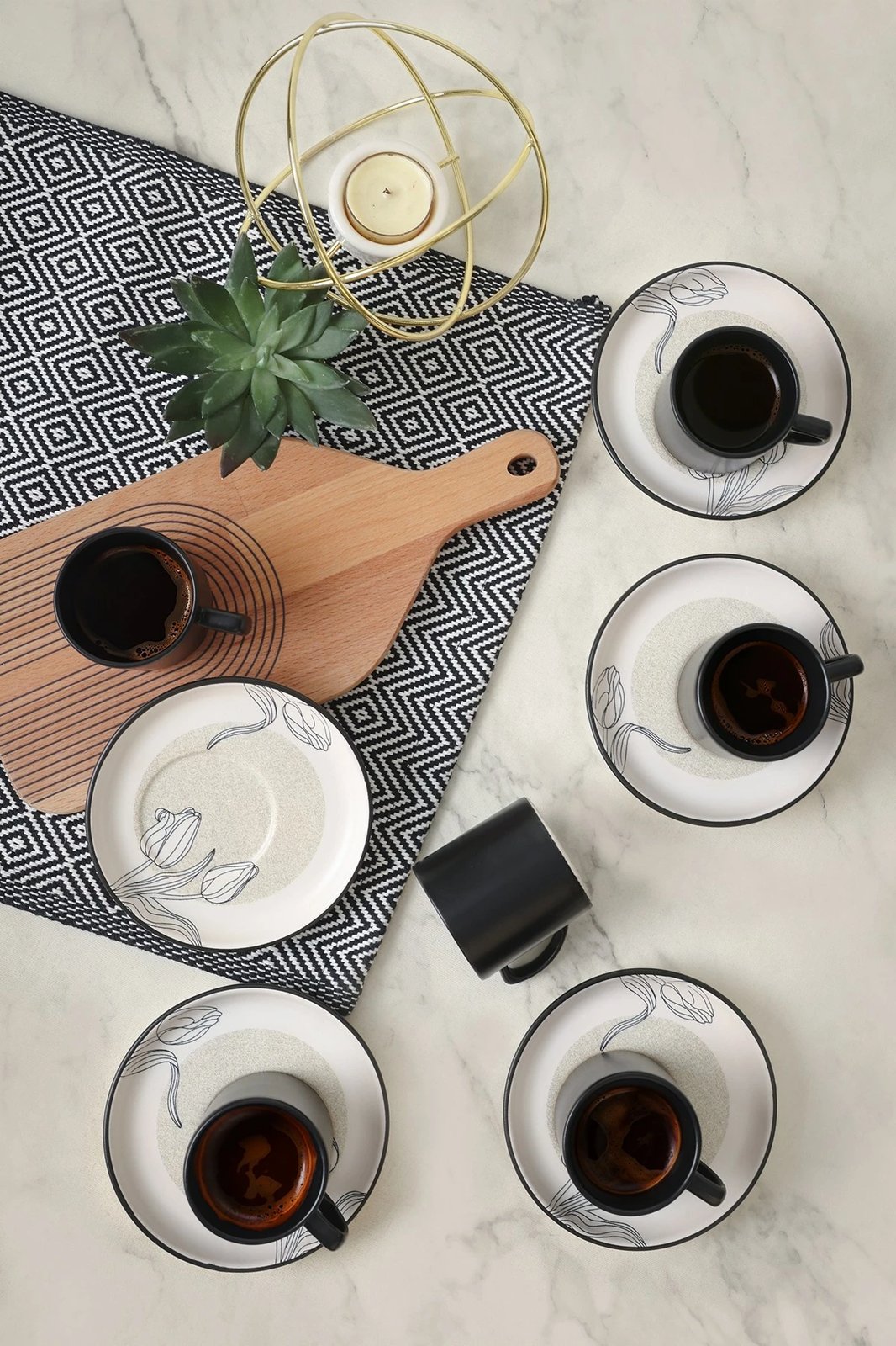 Set filxhanash kafeje (12 copë), Hermia Concept, X00017411