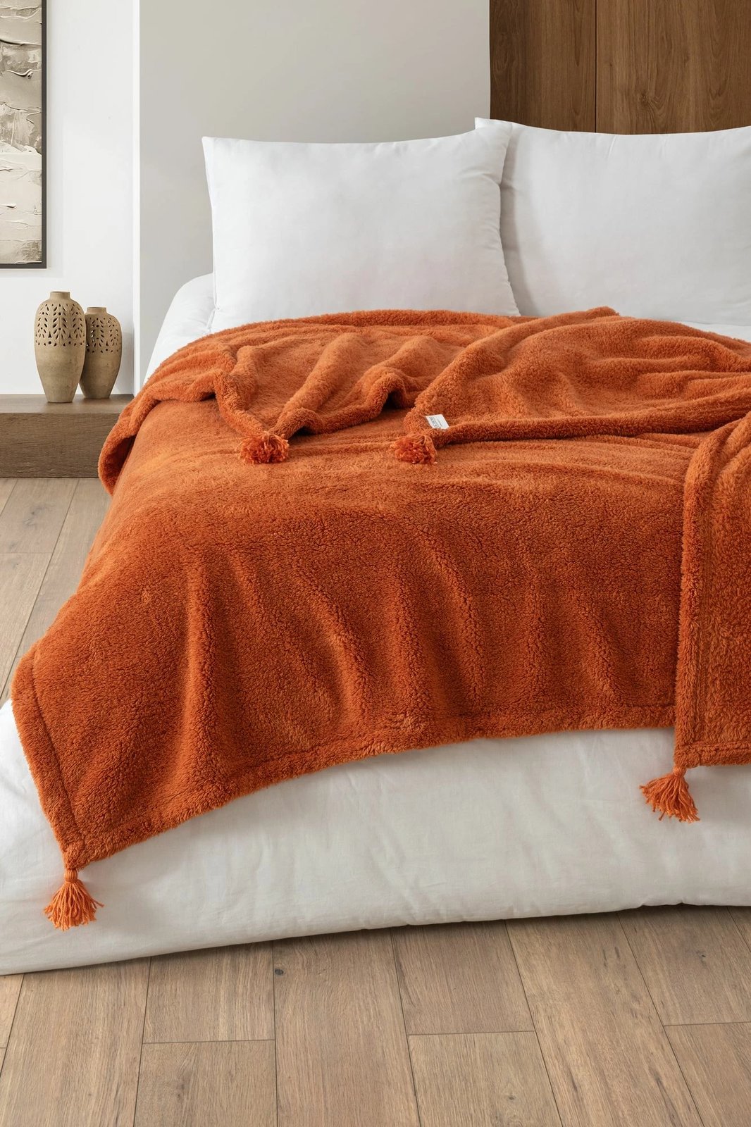 Batanije dopio, ngjyrë e kuqe qeramike, L'essentiel, 200x220cm