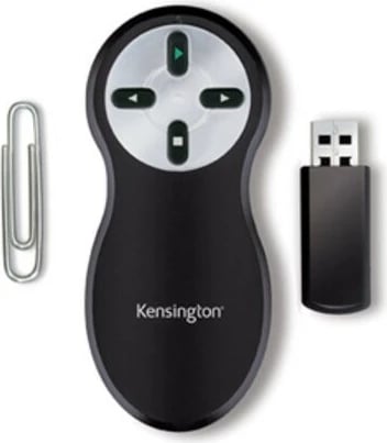 Wireless presenter Kensington K33373EU, i zi, argjendtë Wireless presenter Kensington K33373EU, i zi, argjendtë