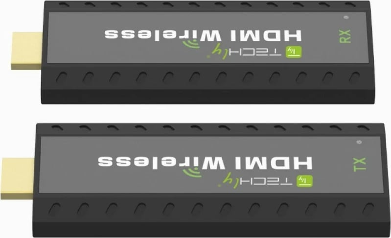 Wireless HDMI Extender Techly 365641, 1080p 60Hz, 5.8GHz, i zi, set