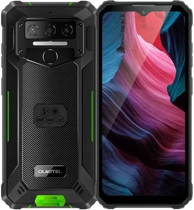 Celular OUKITEL WP23 Pro, 8/128GB, 10600mAh, Gjelbër