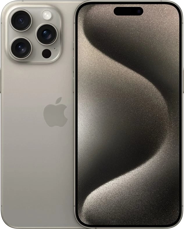 Celular Apple iPhone 15 Pro Max, 6.7", 256GB, natural titanium
