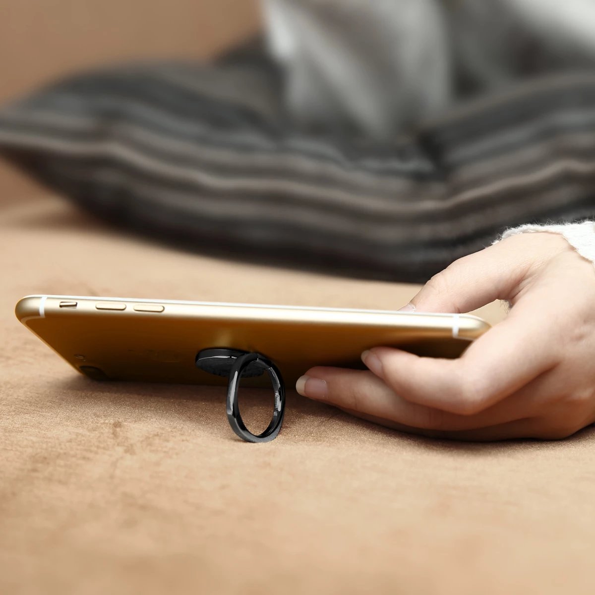 Mbështjellës Baseus Privity Ring SUMQ-01 për celular, magnetik, zi