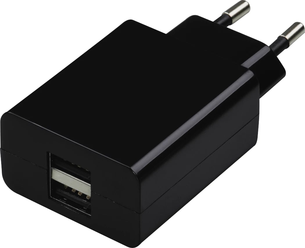 Karikues Hama, 2 USB Porte 2.1 A, i zi, 00223371