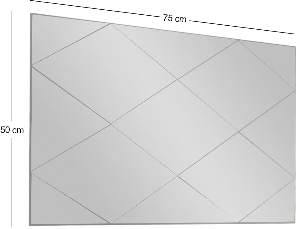 Pasqyrë dekorative Skye, model Vocal, e bardhë