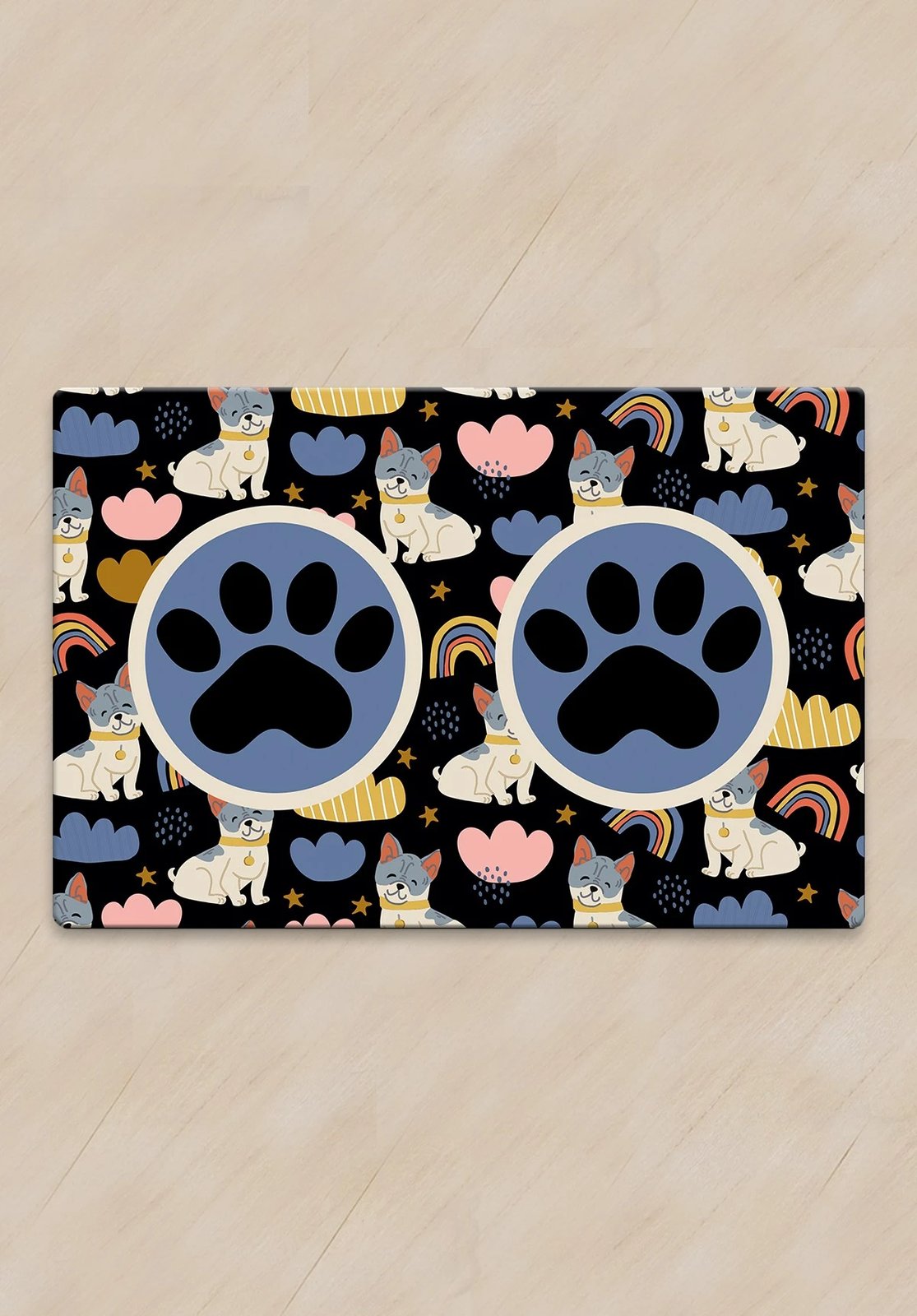 Tapet për rërë maceje, Paws & Whiskers, Wolkig, shumëngjyrësh, 40x60cm