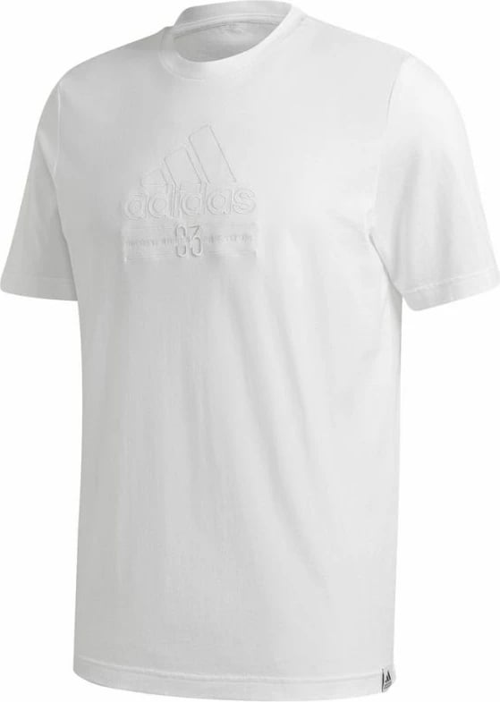 Maicë për meshkuj adidas, e bardhë