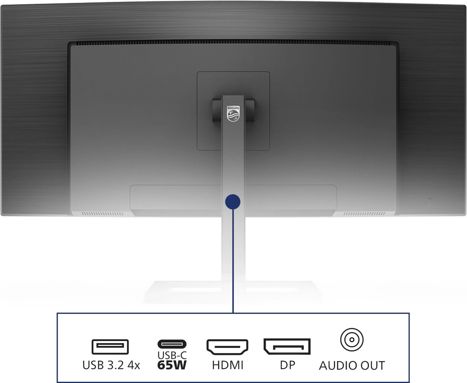 Monitor Philips E Line 346E2CUAE/00, 34", WQHD+, LCD, 4 ms, i zi