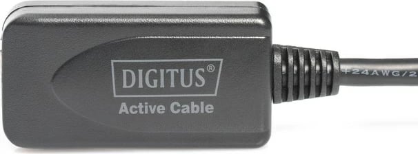 Kabllo zgjatuese USB 2.0 Digitus DA-70130-4, 5m, e zezë