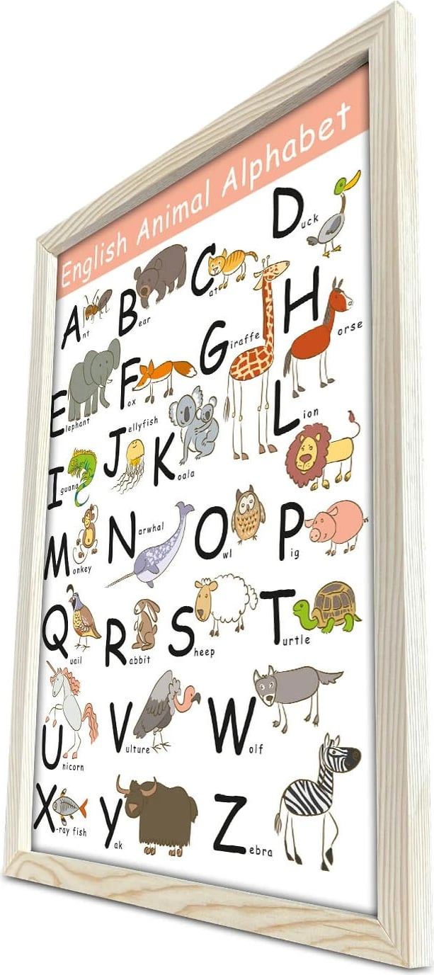 Pikturë dekorative me kornizë MDF, shumëngjyrëshe, Wallity, 38x53cm