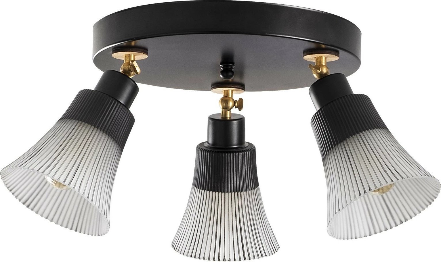 Llambë tavani moderne Opviq, Foca - N-121, ngjyrë e zezë