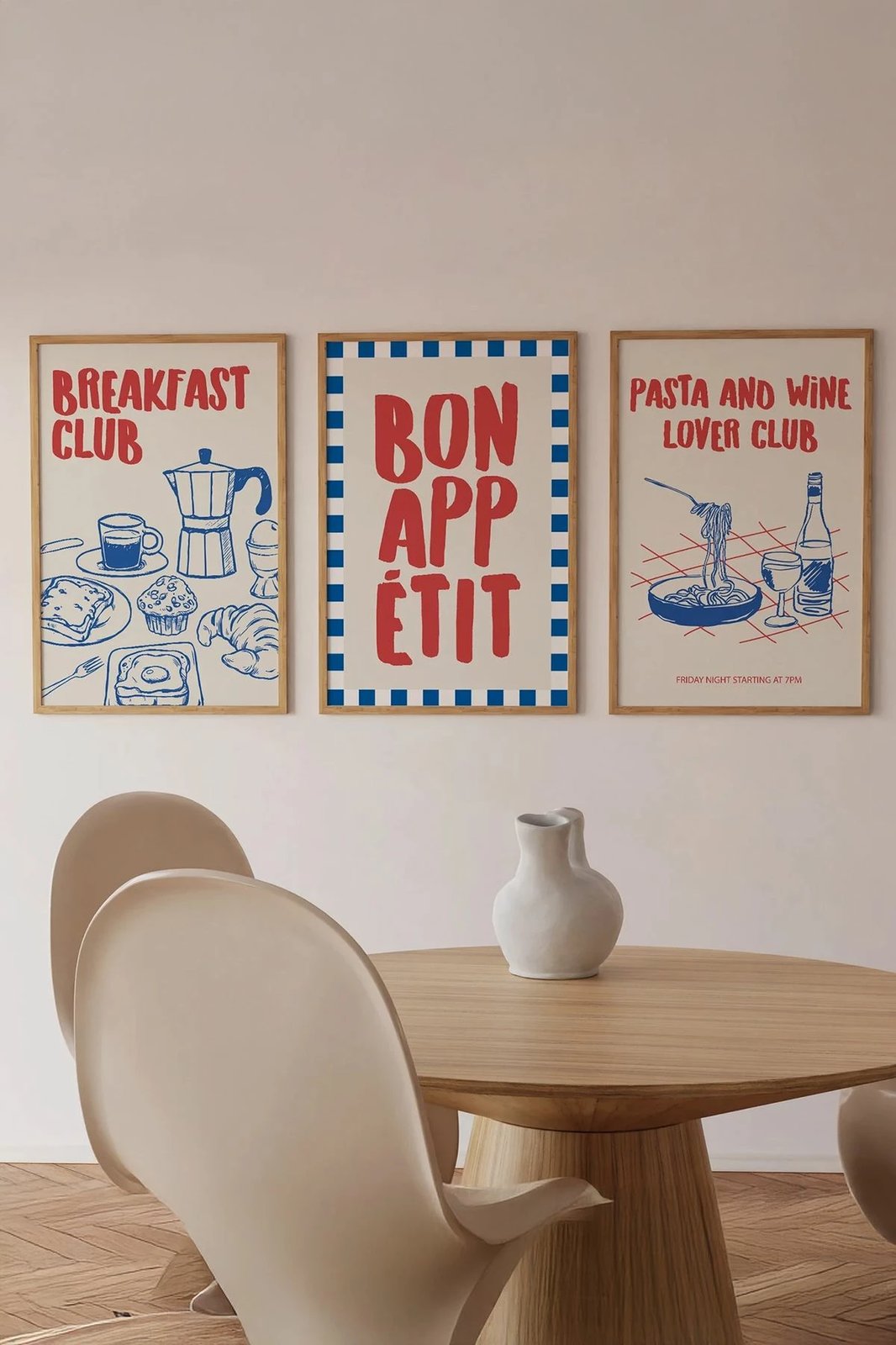 Pikturë dekorative me kornizë (3 copë), Wallity, Ersy3Ham3