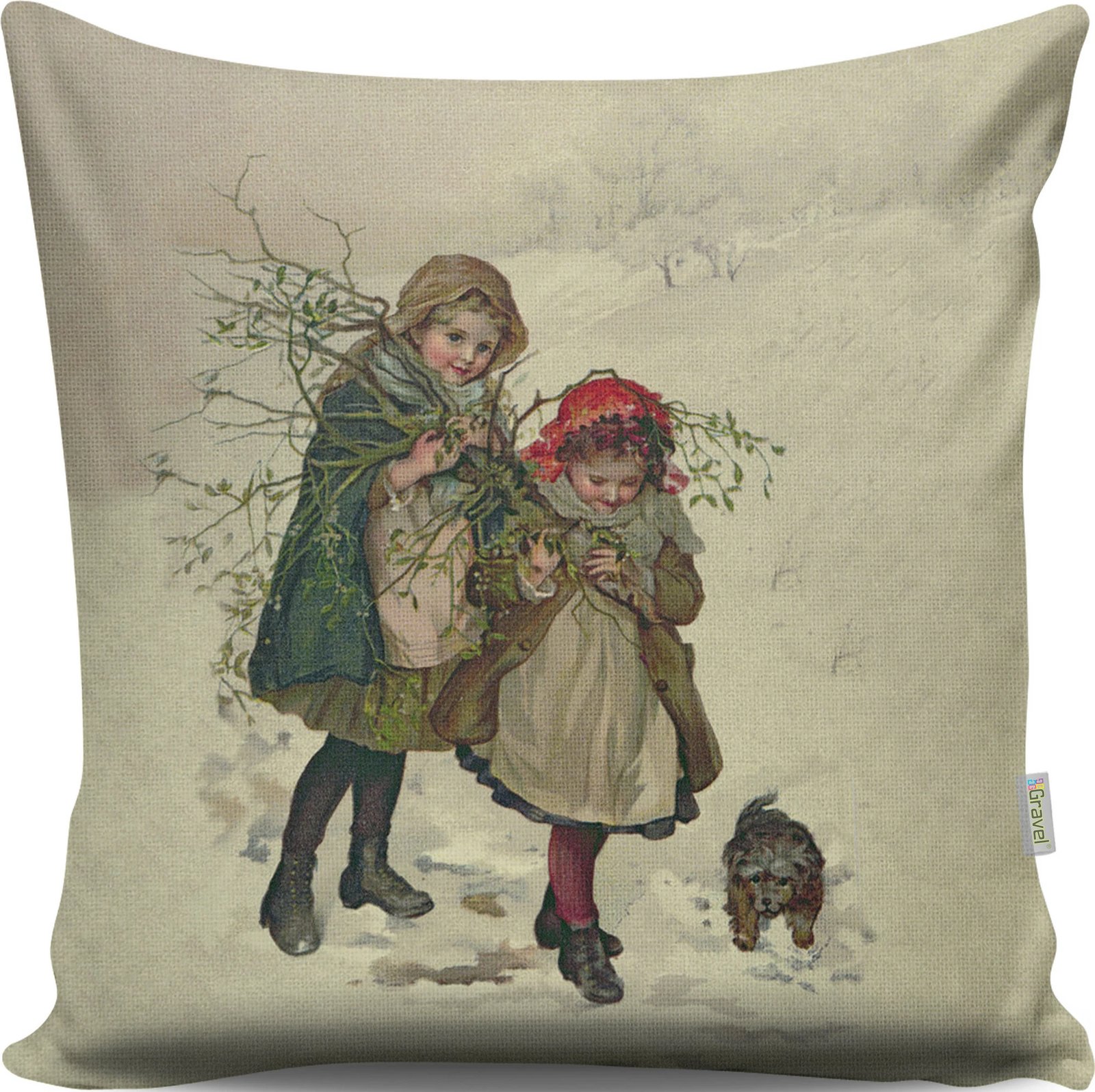 Jastëk dekorativ Aberto Design, A13053, shumëngjyrësh, 43x43cm