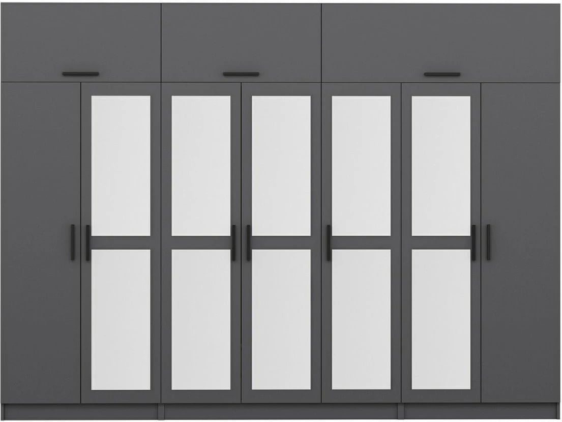 Dollap Skye Decor, ngjyrë antracit, Kale - 5191