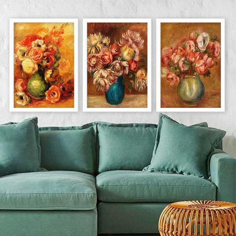 Pikturë dekorative me kornizë (3 copë), Wallity, 3BC_UN3965912_3545