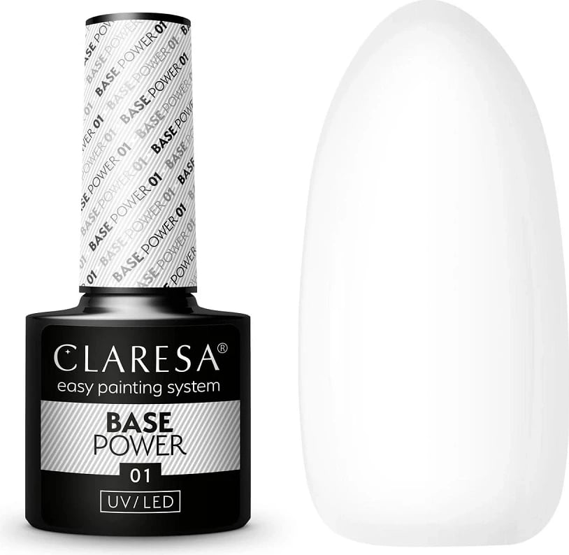 Bazë hibride për thonj Claresa Base Power Hybrid Base 01 për femra, 5g