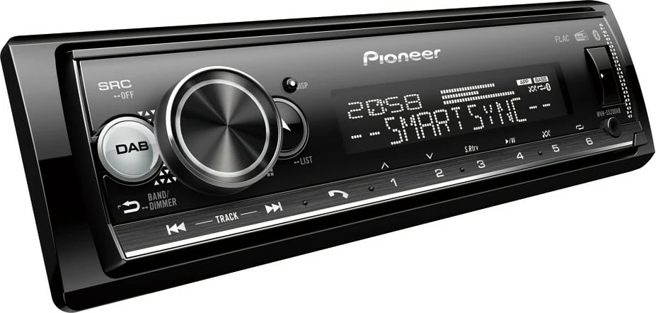 Radio makine Pioneer MVH-S520DAB, Bluetooth, DAB, USB, e zezë