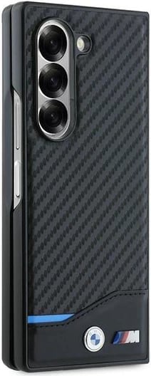 Mbështjellës BMW Magsafe Carbon për Samsung Galaxy Z Fold 6, i zi