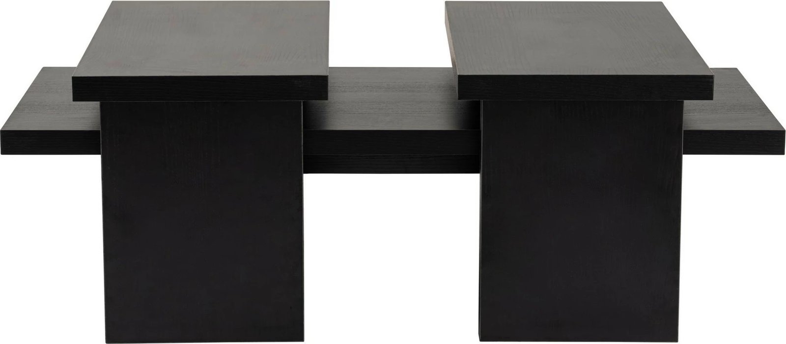 Set tavolinash kafeje Nordure, ngjyrë dru e zezë, Sanctuary