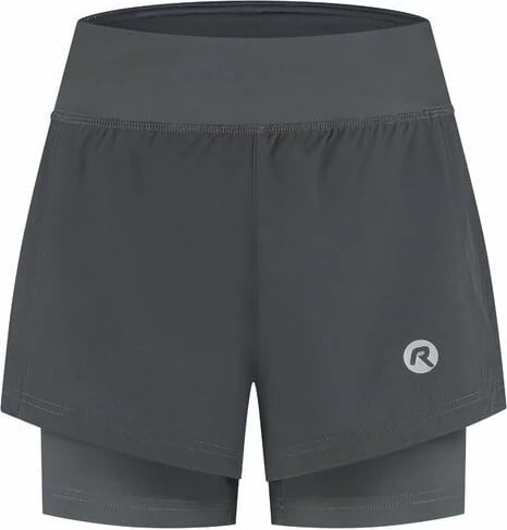 Shorce 2-n-1 për femra Rogelli, gri