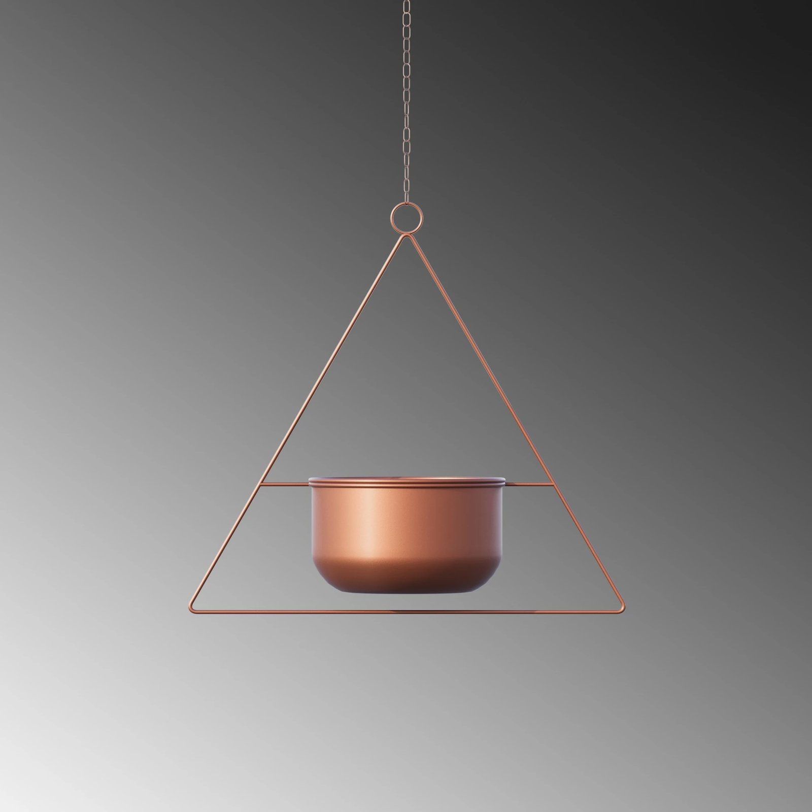 Vazo dekorative, ngjyrë bakri, Evila Originals, Harpusta