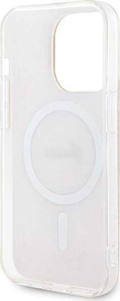 Mbështjellës Guess IML 4G MagSafe për iPhone 15 Pro, Rozë