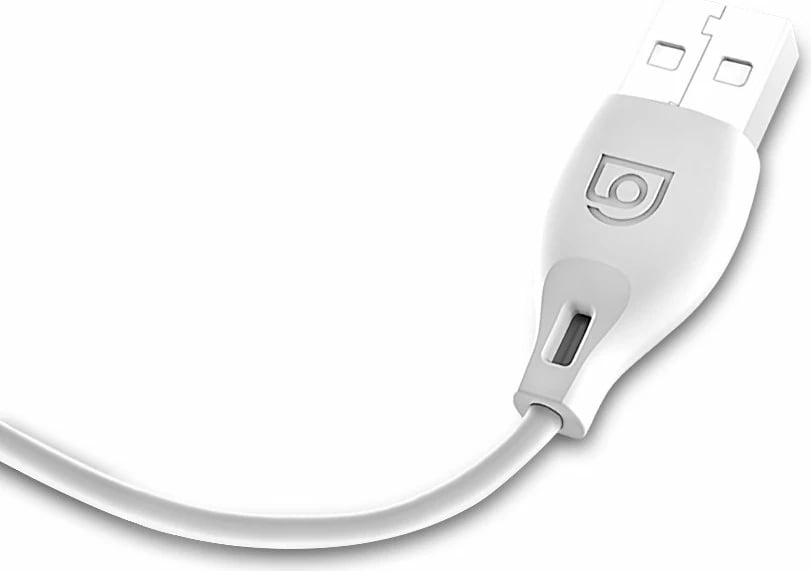 Kabllo micro USB Dudao L4M, 1m, 2.4A, e bardhë