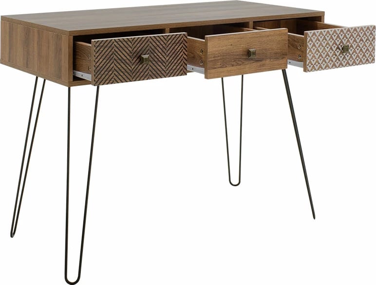 Konsol Boho, ngjyrë arre, 100x50.5x74.5cm