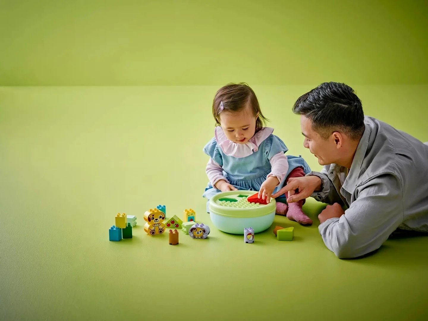 Set lodrash LEGO DUPLO Shape Sorter: Puppy House 10441, 17 pjesë, shumëngjyrëshe