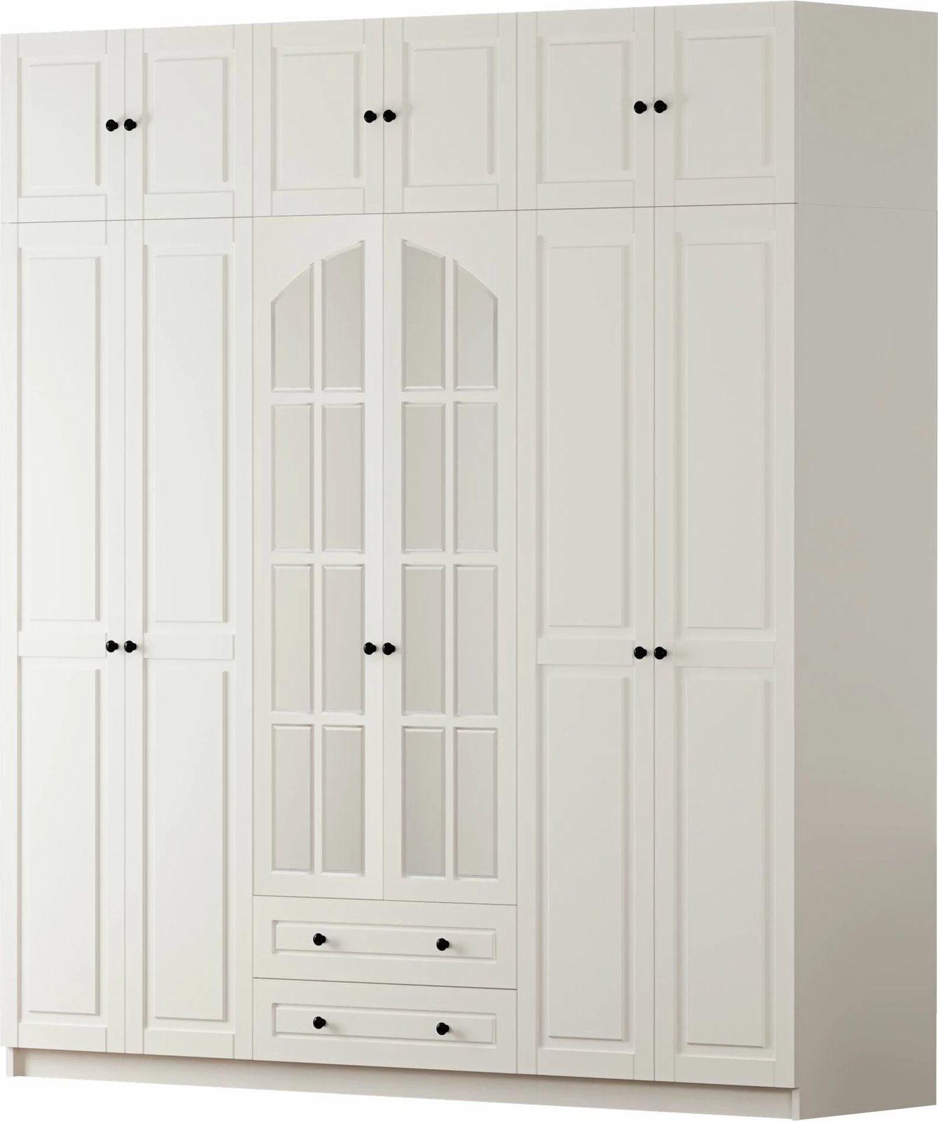 Dollap Skye Decor, ngjyrë e bardhë mat, RB-185-15