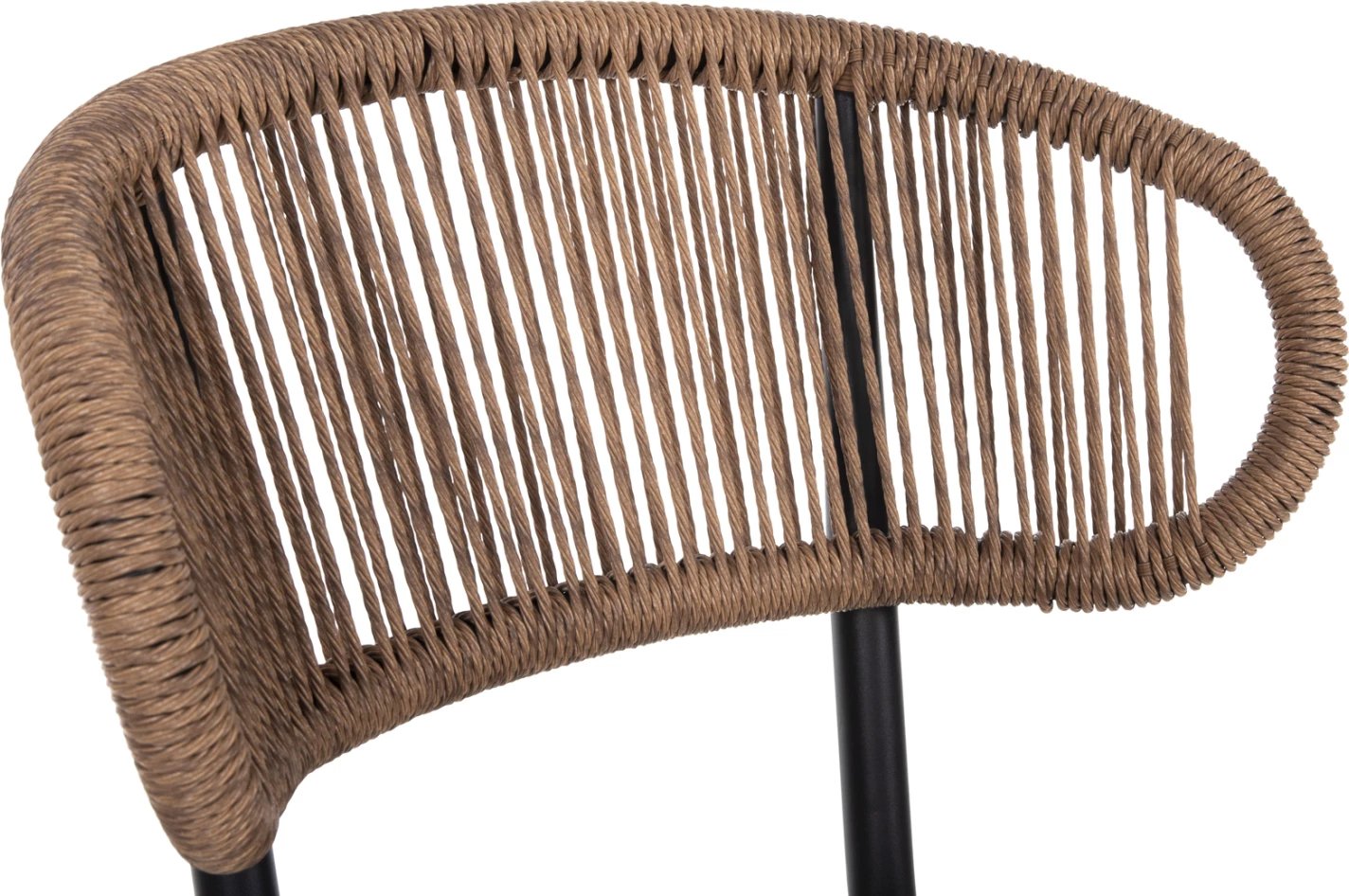 Karrige EULO FH6049.02 alumini, ngjyrë e zezë, ratan sintetik