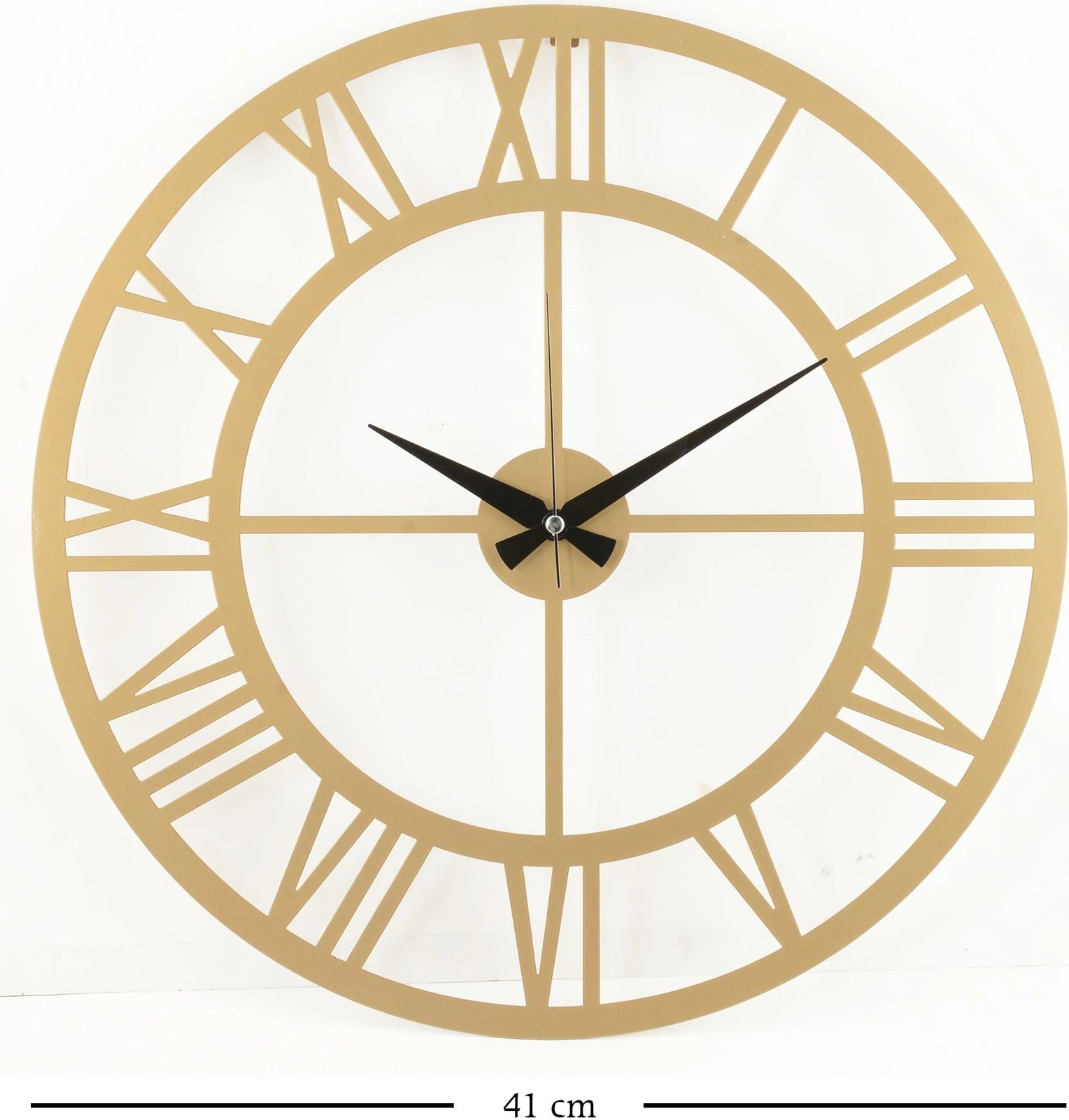 Orë muri dekorative metalike, ngjyrë ari, Wallity Romantal New