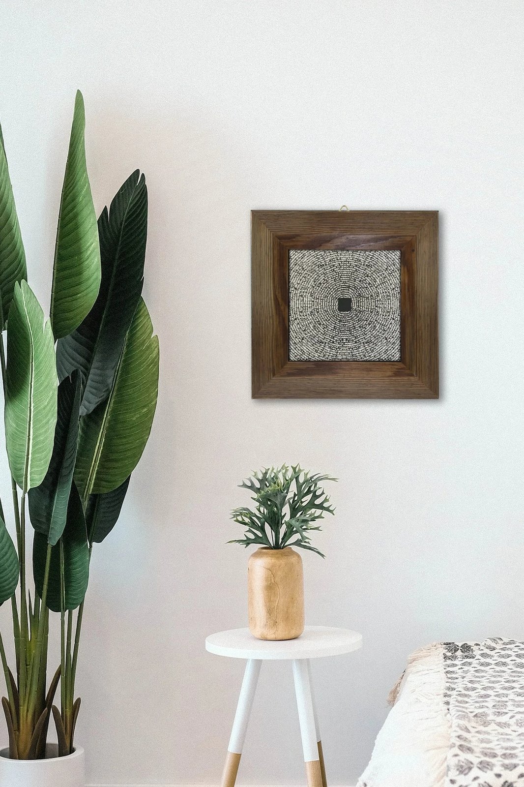 Pikturë dekorative me kornizë, Wallity, Artvessakaro49, shumëngjyrëshe, 15.5x15.5cm