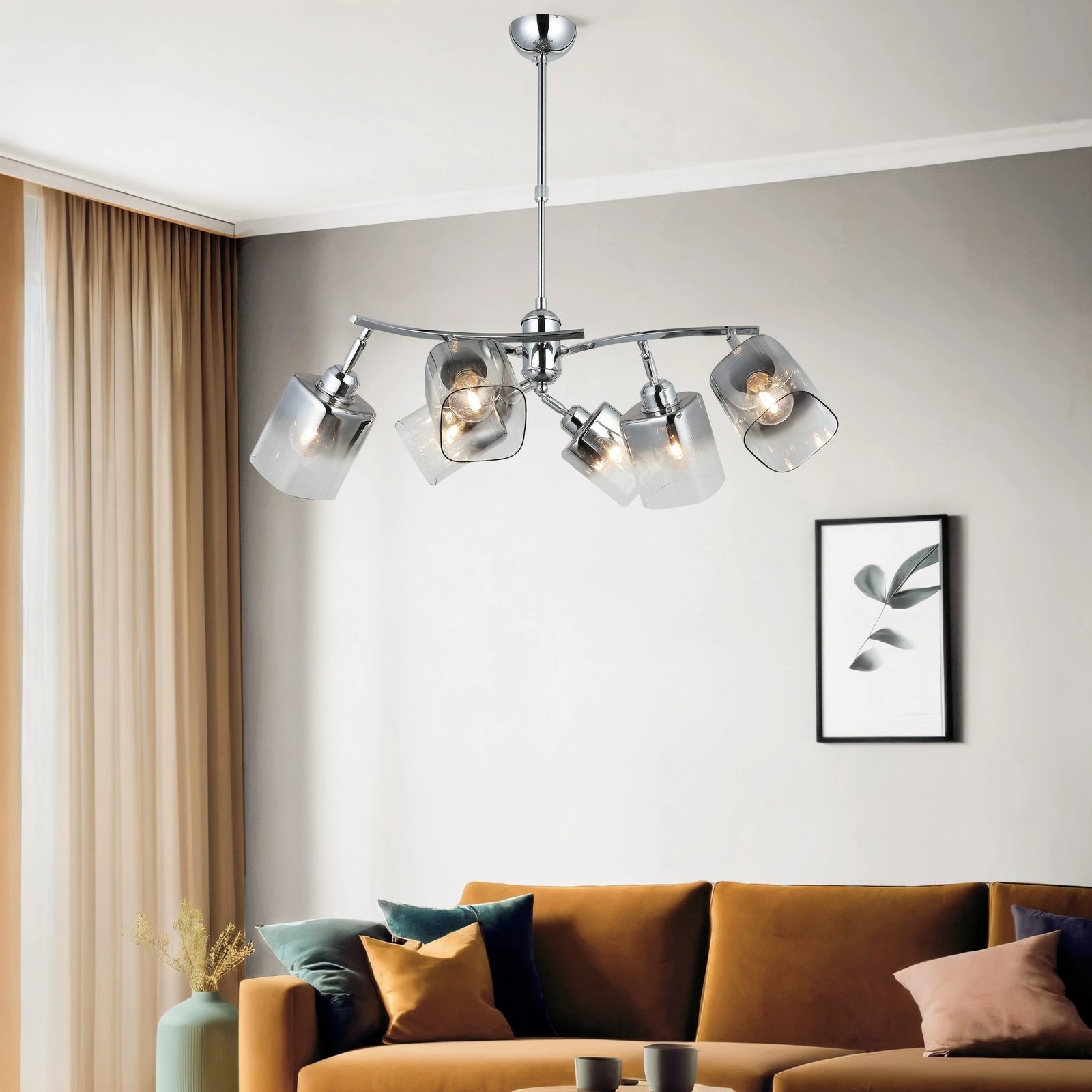 Llambë tavani Opviq, Derma, krom, 51-06