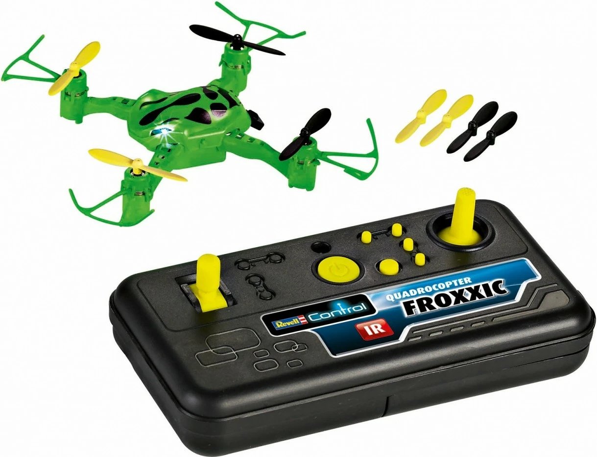 Dron i vogël Revell RC Froxxic, me telekomandë, plastikë, i zi/gjelbër
