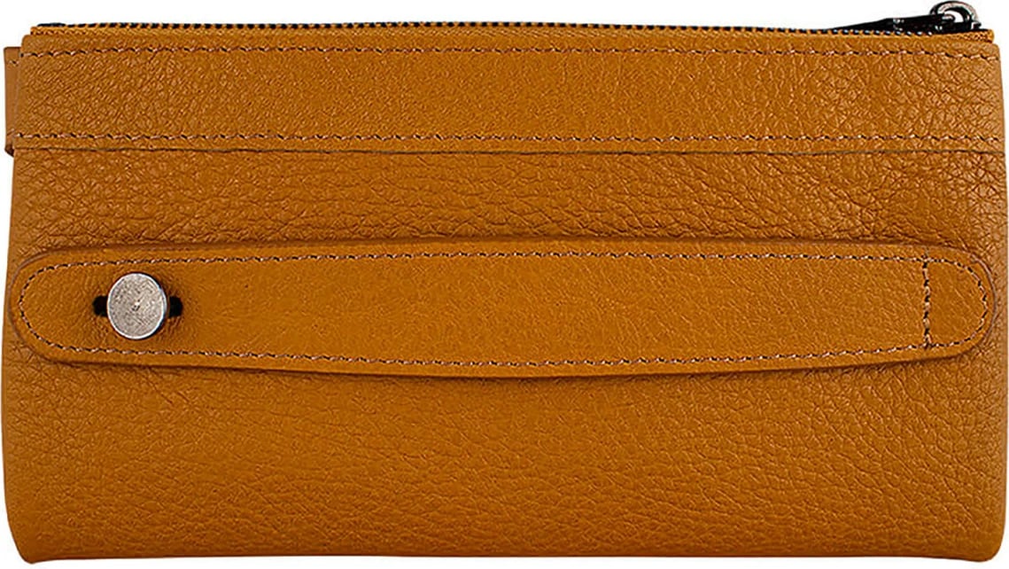 Portofol unisex Zoozie Bags, ngjyrë mustard, Roosevelt