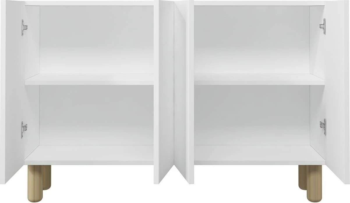 Konsol Skye Decor, 8182KM-64, e bardhë, lisi safir