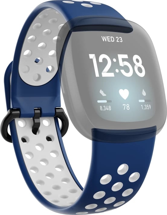Rrip Hama për FitBit Versa 3, 4, Sense, Sense 2, i kaltër i errët