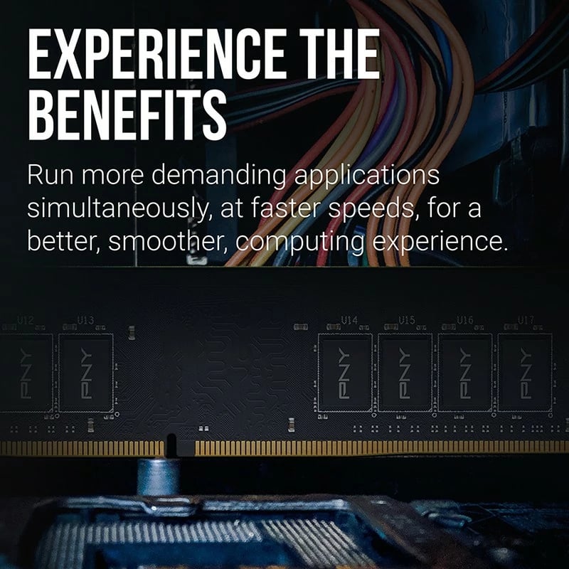 RAM Memorje PNY MD16GSD43200-TB, 16GB, DDR4, 3200MHz, DIMM