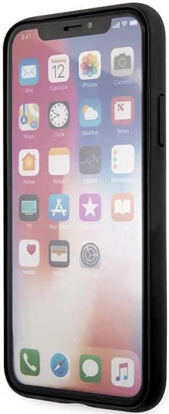 Mbështjellës Guess 4G Big Metal Logo për iPhone X/XS, Gri