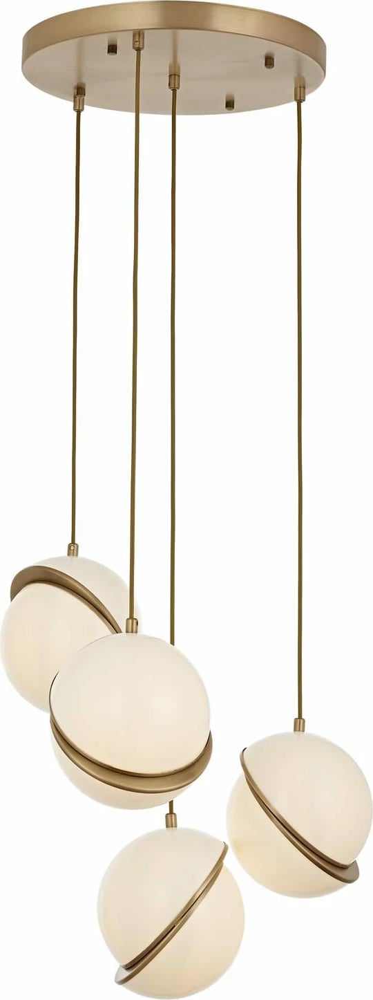 Llambë tavani Opviq, Av-1861-4Et, e bardhë, vintage