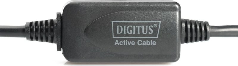 Kabllo zgjatuese USB 2.0 Digitus DA-73101, 15m, e zezë