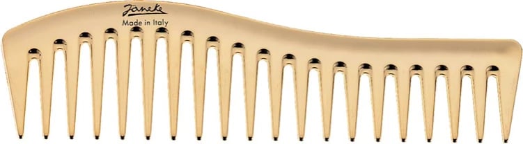 Krehër për femra Janeke Wavy Comb Gold, ari, 1 copë