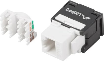 Modul keystone pa vegla Lanberg KSU6-2000, RJ-45, Cat.6, 180°