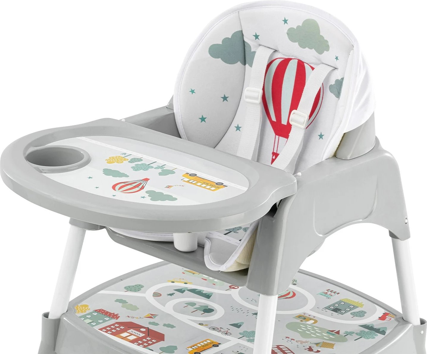 Karrige për bebe Evila Originals, RoadMap, ngjyrë gri