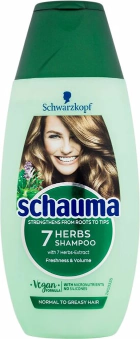 Shampon për femra Schwarzkopf Schauma 7 Herbs Freshness, 250ml