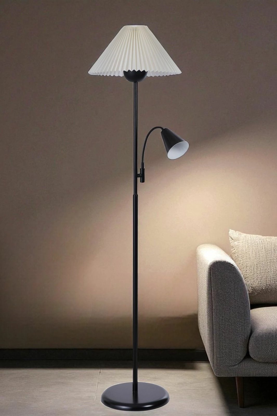 Llambë dyshemeje Opviq, 8940-3, e bardhë dhe e zezë